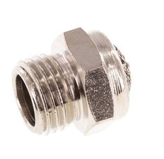Silenciador Neumático Compacto de Latón Niquelado G1/4'' 1.4301 Malla Metálica [5 Piezas]