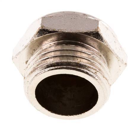 Silenciador Neumático Compacto de Latón Niquelado G1/2'' 1.4301 Malla Metálica [2 Piezas]