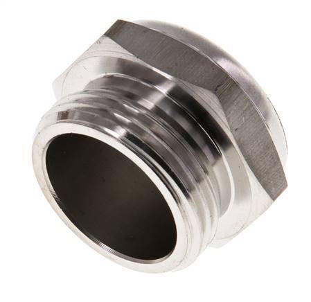 G3/4'' Stainless Steel Compact Pneumatic Muffler 1.4301 Wire Mesh