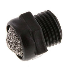 G1/4'' PA Compact Pneumatic Muffler 1.4301 Wire Mesh [5 Pieces]