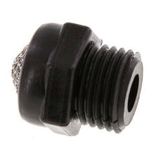 G1/4'' PA Compact Pneumatic Muffler 1.4301 Wire Mesh [5 Pieces]