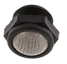 G1/2'' PA Compact Pneumatic Muffler 1.4301 Wire Mesh [2 Pieces]