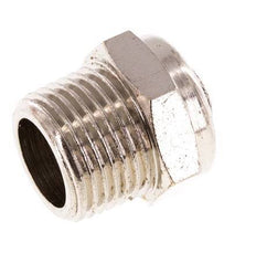 Silenciador Neumático Compacto de Latón Niquelado NPT 3/8'' Malla Metálica 1.4301 [2 Piezas]