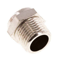 Silenciador Neumático Compacto de Latón Niquelado NPT 3/8'' Malla Metálica 1.4301 [2 Piezas]
