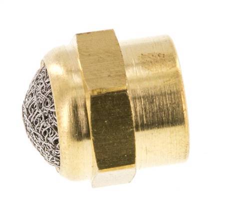 Silenciador Neumático Compacto de Latón con Rosca Hembra G1/8'' [2 Piezas]