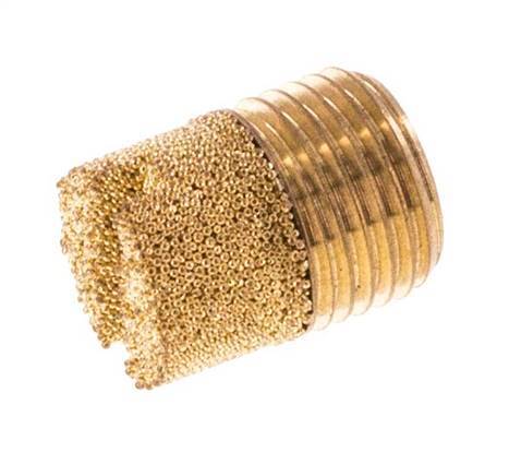 G1/8'' Sintered Bronze Compact Cylindrical Pneumatic Muffler [5 Pieces]