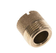 G3/8'' Sintered Bronze Compact Cylindrical Pneumatic Muffler [2 Pieces]