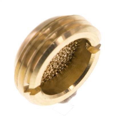 G1/2'' Sintered Bronze Compact Sinking Pneumatic Muffler [2 Pieces]