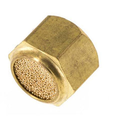 G1/8'' Sintered Bronze Compact Female Threaded Pneumatic Muffler [5 Pieces]