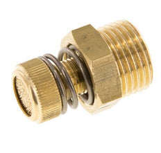 G1/2'' Brass Flow Control Muffler With Knurled Screw