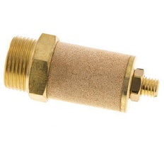 G3/4'' Brass Flow Control Muffler With Lock Nut