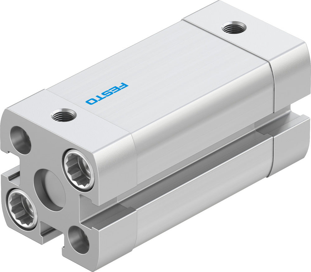 Festo Cilindro Compacto 12mm Diámetro 25mm Carrera ISO 21287 Doble Efecto - 536215