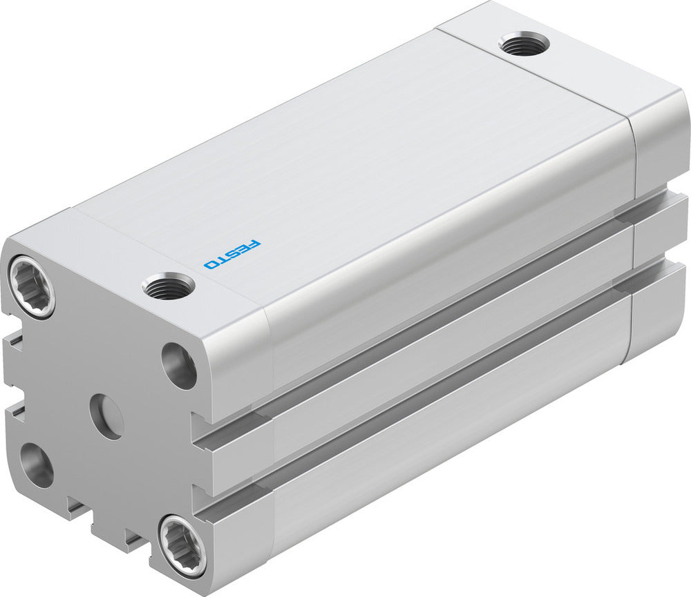 Festo Cilindro Compacto 40mm Diámetro 80mm Carrera ISO 21287 Doble Efecto - 572672