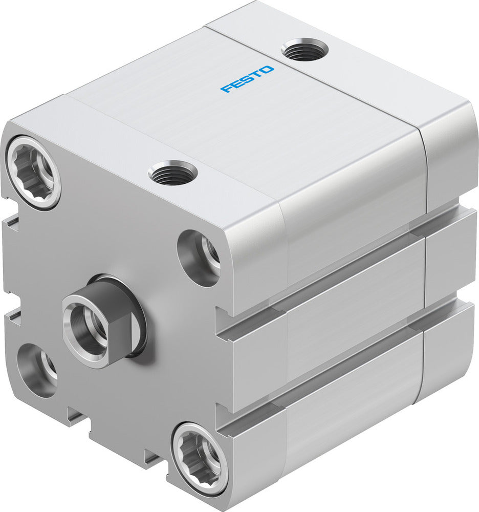 Festo Cilindro Compacto 50mm Diámetro 25mm Carrera ISO 21287 Doble Efecto - 536324