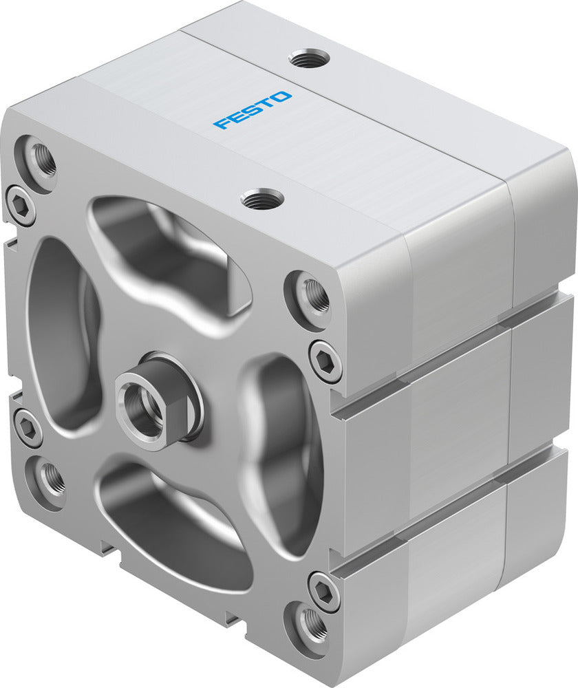 Festo Compact Cylinder 100mm Bore 10mm Stroke ISO 21287 Double Acting - 536384