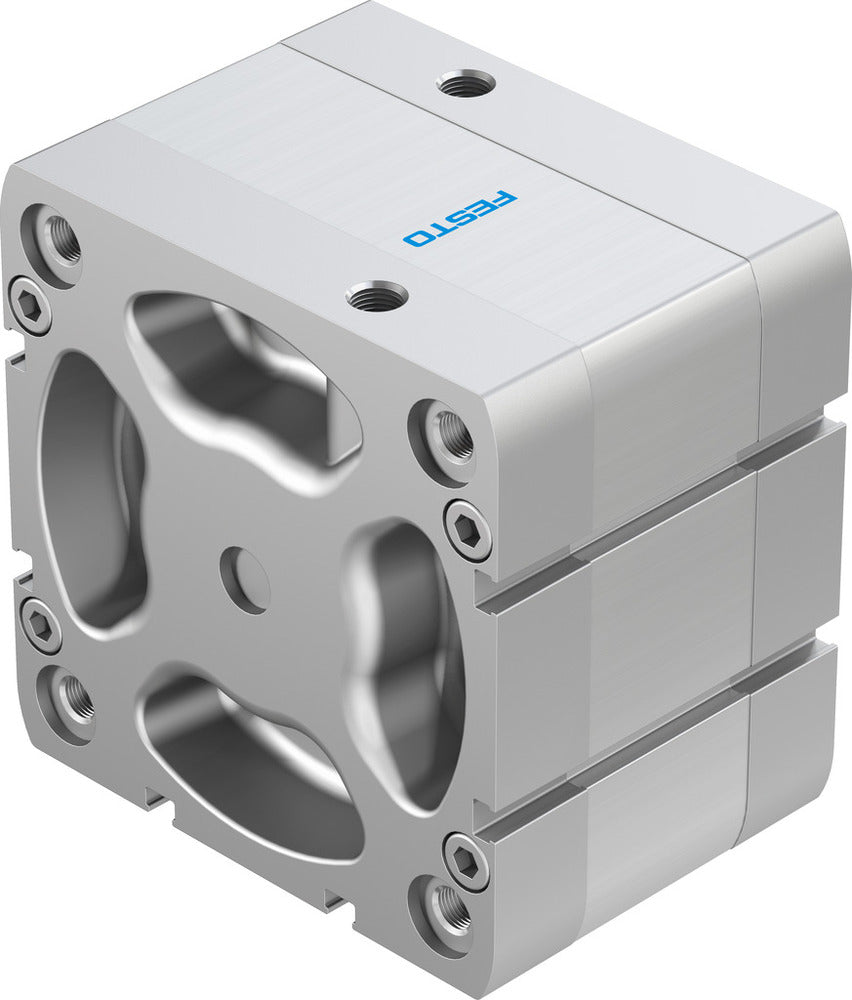 Festo Cilindro Compacto 100mm Diámetro 15mm Carrera ISO 21287 Doble Efecto - 577191