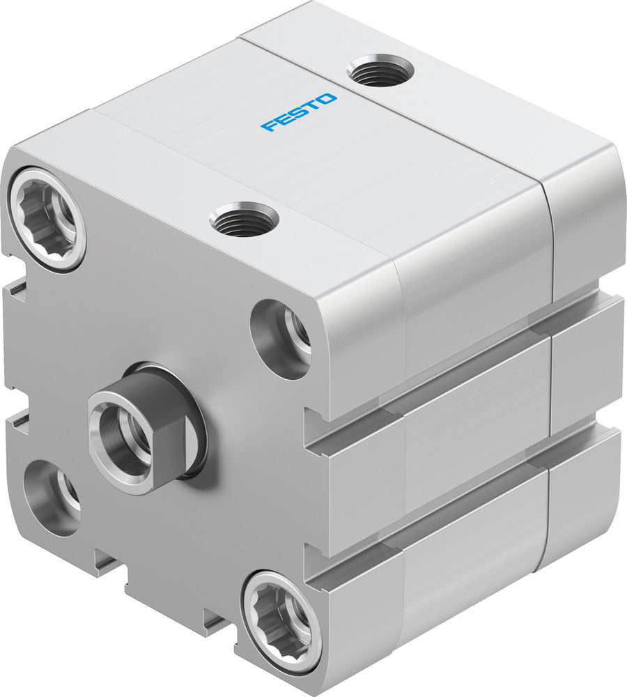 Festo Compact Cylinder 50mm Bore 15mm Stroke ISO 21287 Double Acting - 572683