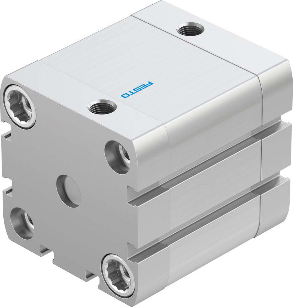 Festo Cilindro Compacto 50mm Diámetro 30mm Carrera ISO 21287 Doble Efecto - 572686