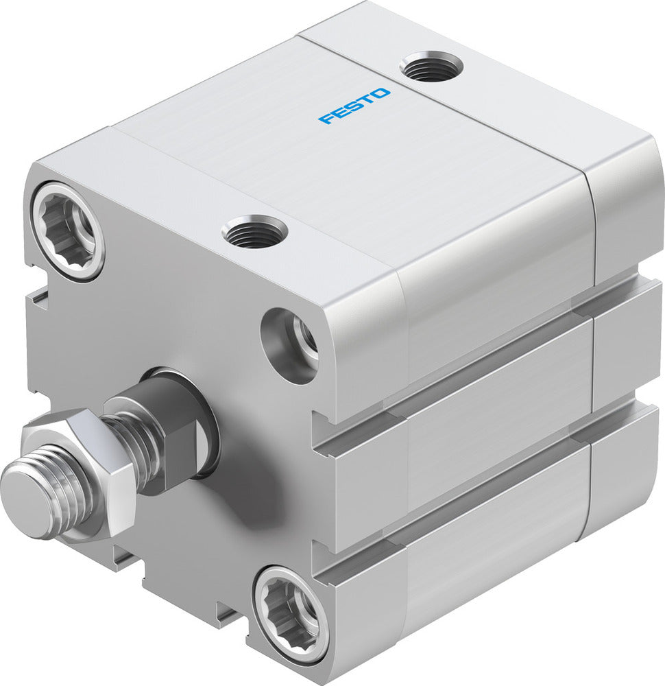 Festo Cilindro Compacto 50mm Diámetro 25mm Carrera ISO 21287 Doble Efecto - 572694