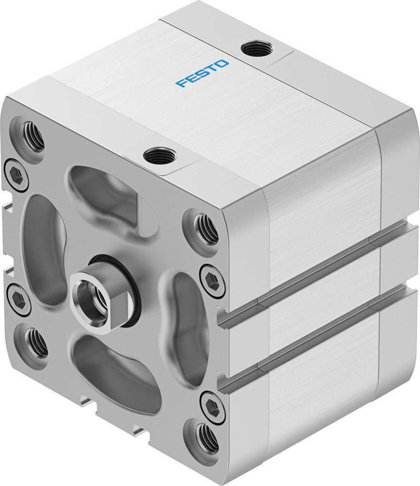 Festo Compact Cylinder 80mm Bore 25mm Stroke ISO 21287 Double Acting - 536366