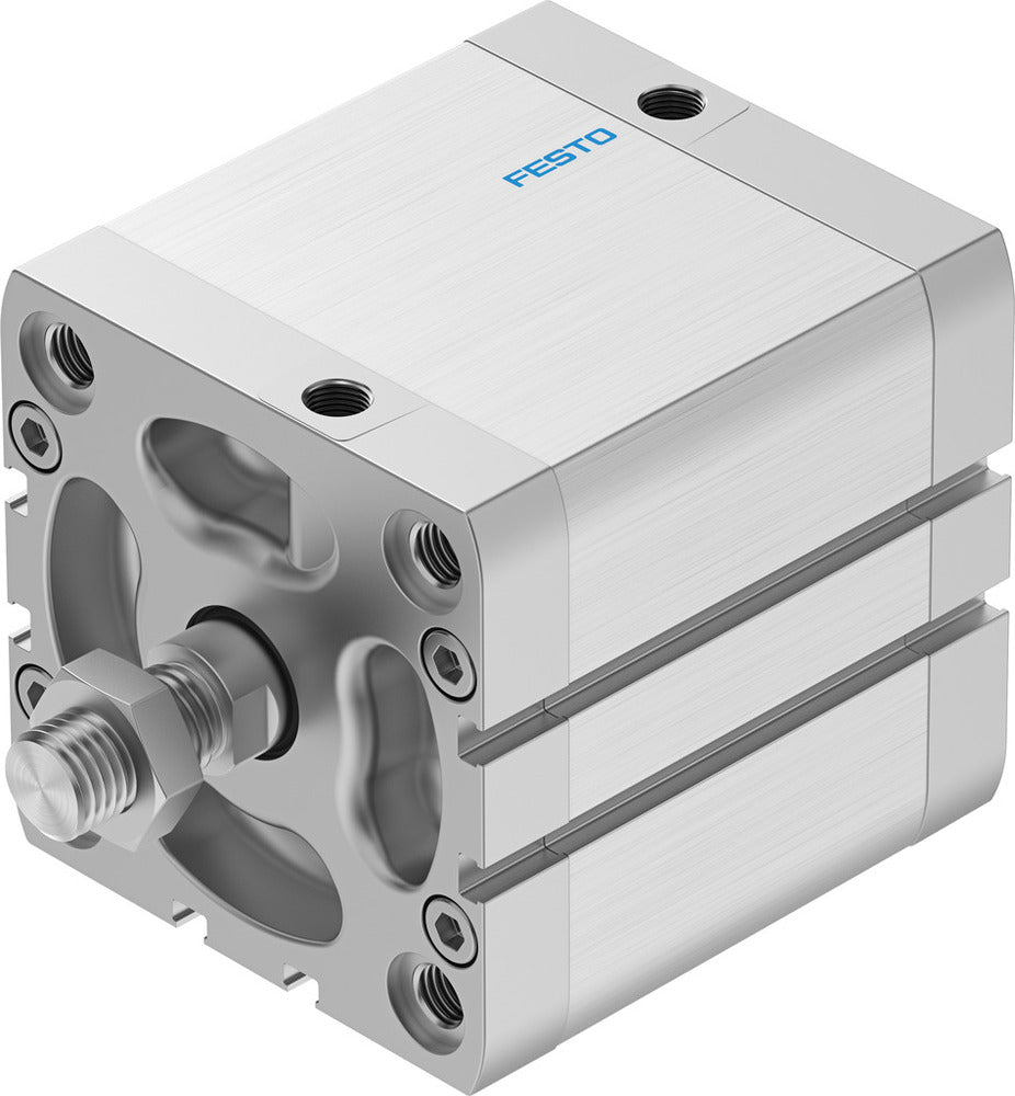 Festo Cilindro Compacto 80mm Diámetro 50mm Carrera ISO 21287 Doble Efecto - 572733