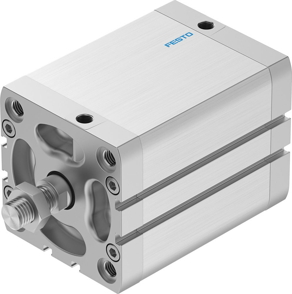 Festo Cilindro Compacto 80mm Diámetro 80mm Carrera ISO 21287 Doble Efecto - 572735