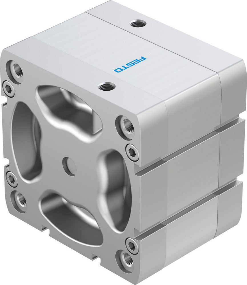 Festo Cilindro Compacto 100mm Diámetro 20mm Carrera ISO 21287 Doble Efecto - 577192