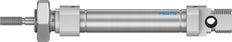 Cilindro Festo 10mm Diámetro 25mm Carrera ISO 6432 Doble Efecto - 19184
