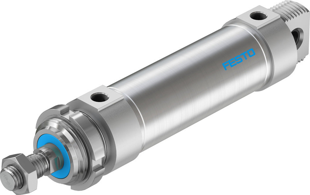 Festo Cilindro Redondo 50mm Diámetro 100mm Carrera Doble Efecto - 196044