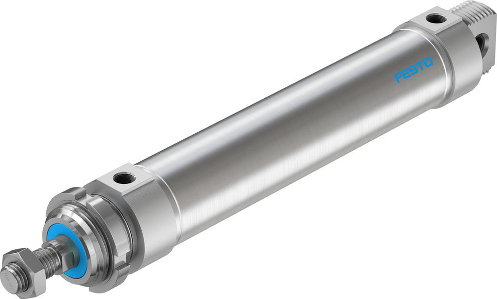 Festo Cilindro Redondo 50mm Diámetro 200mm Carrera Doble Efecto - 196047