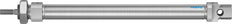 Festo Cylinder 20mm Bore 200mm Stroke ISO 6432 Double Acting - 559278