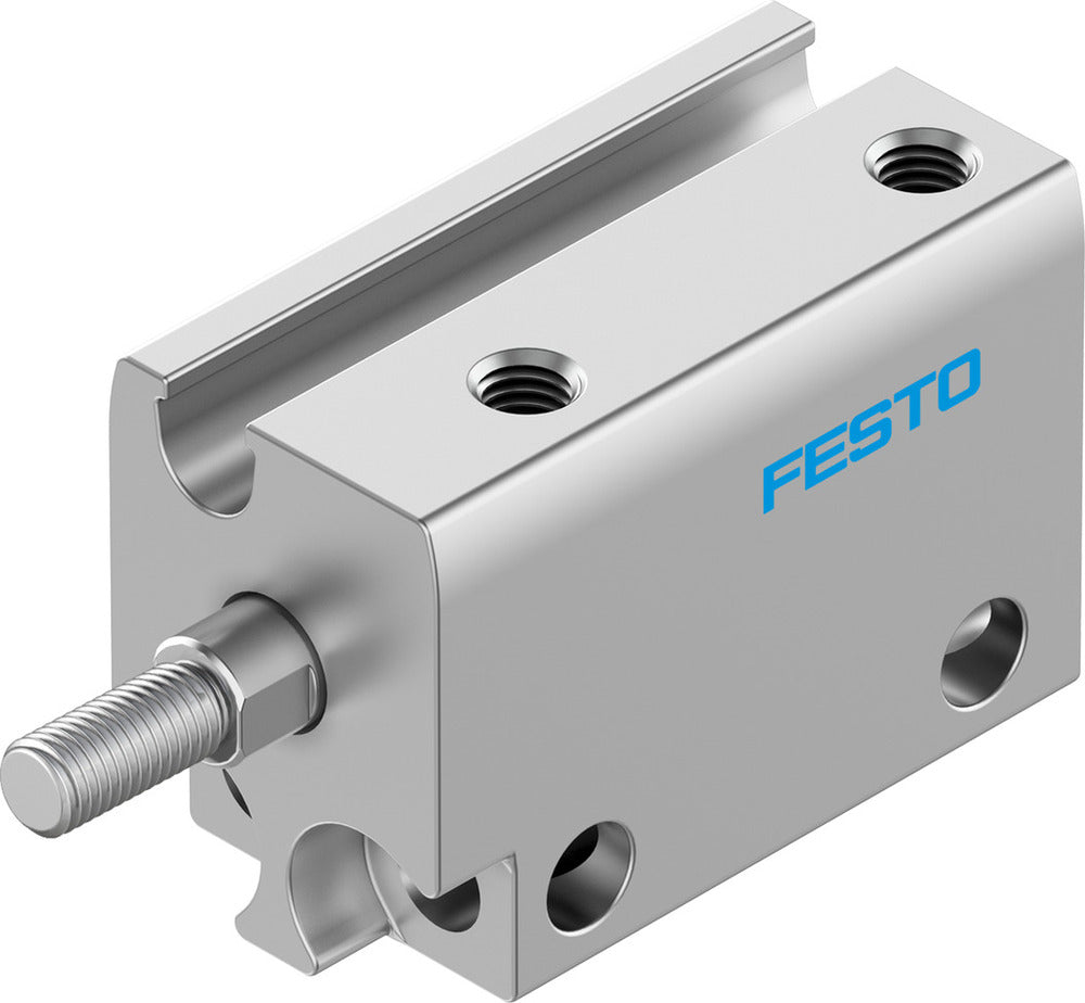 Festo Cilindro Compacto 6mm Diámetro 10mm Carrera Simple Efecto - 8080594