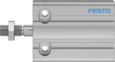 Festo Compact Cylinder 25mm Bore 20mm Stroke Double Acting - 4829573