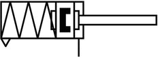 Festo Stopper Cylinder 20mm Bore 20mm Stroke Single Acting - 576089