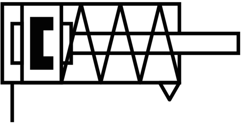 Cilindro Festo 20mm Diámetro 10mm Carrera ISO 6432 Simple Efecto - 19266