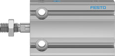 Festo Compact Cylinder 16mm Bore 10mm Stroke Single Acting - 4833273