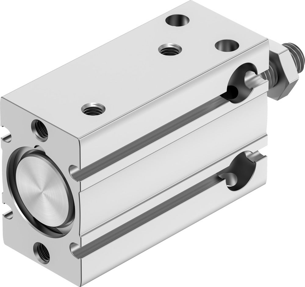 Festo Compact Cylinder 20mm Bore 15mm Stroke Double Acting - 4840801
