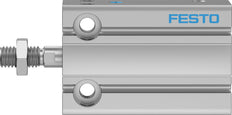 Festo Compact Cylinder 20mm Bore 15mm Stroke Single Acting - 4840809
