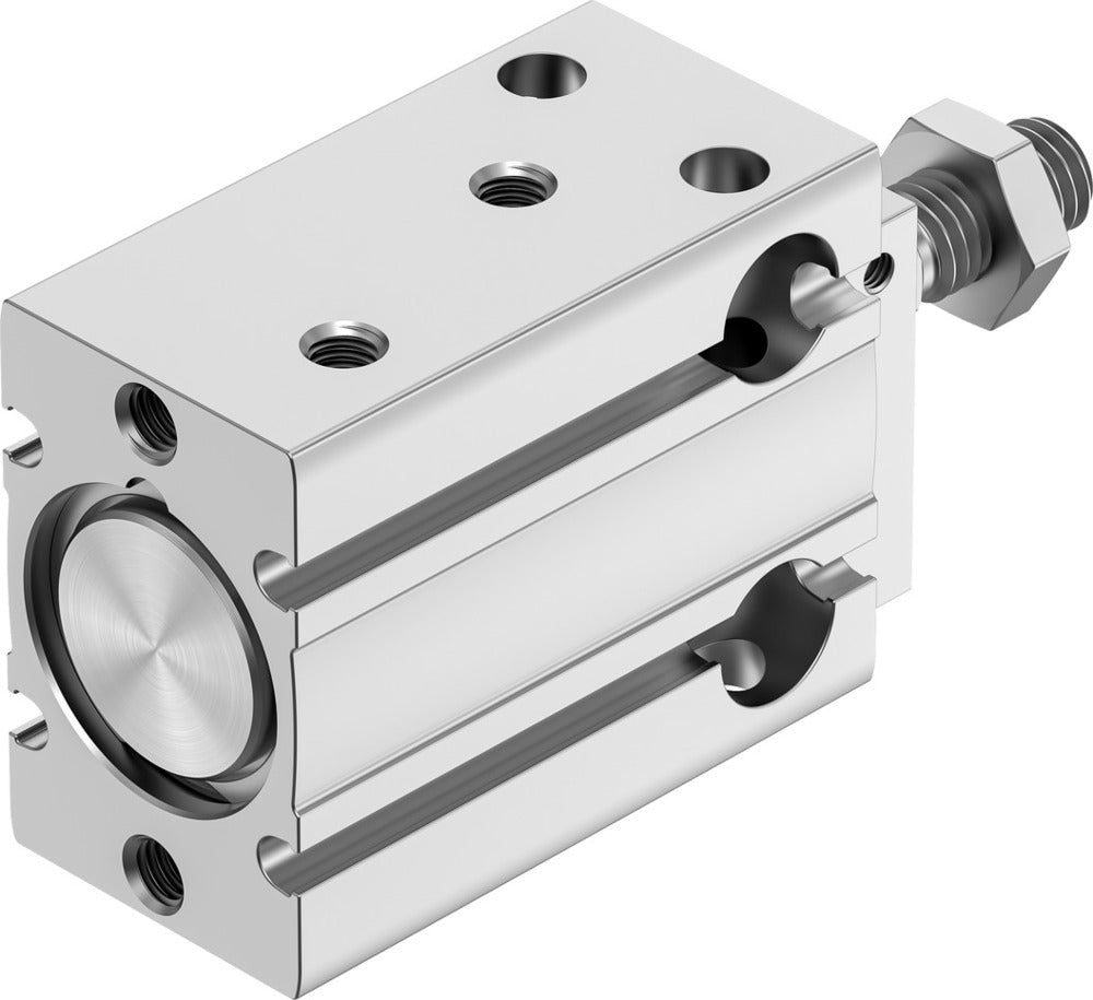 Festo Compact Cylinder 20mm Bore 5mm Stroke Double Acting - 4840813
