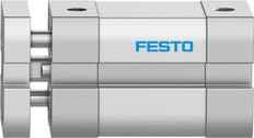 Festo Cilindro Compacto 12mm Diámetro 10mm Carrera ISO 21287 Doble Efecto - 554206