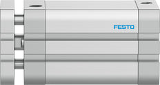 Festo Compact Cylinder 40mm Bore 50mm Stroke ISO 21287 Double Acting - 574037