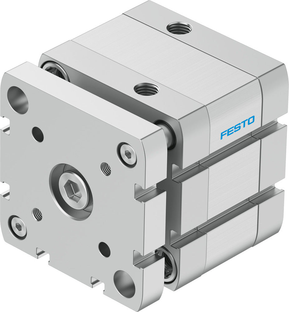 Festo Compact Cylinder 63mm Bore 10mm Stroke ISO 21287 Double Acting - 574049