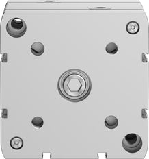 Festo Compact Cylinder 100mm Bore 10mm Stroke ISO 21287 Double Acting - 554286