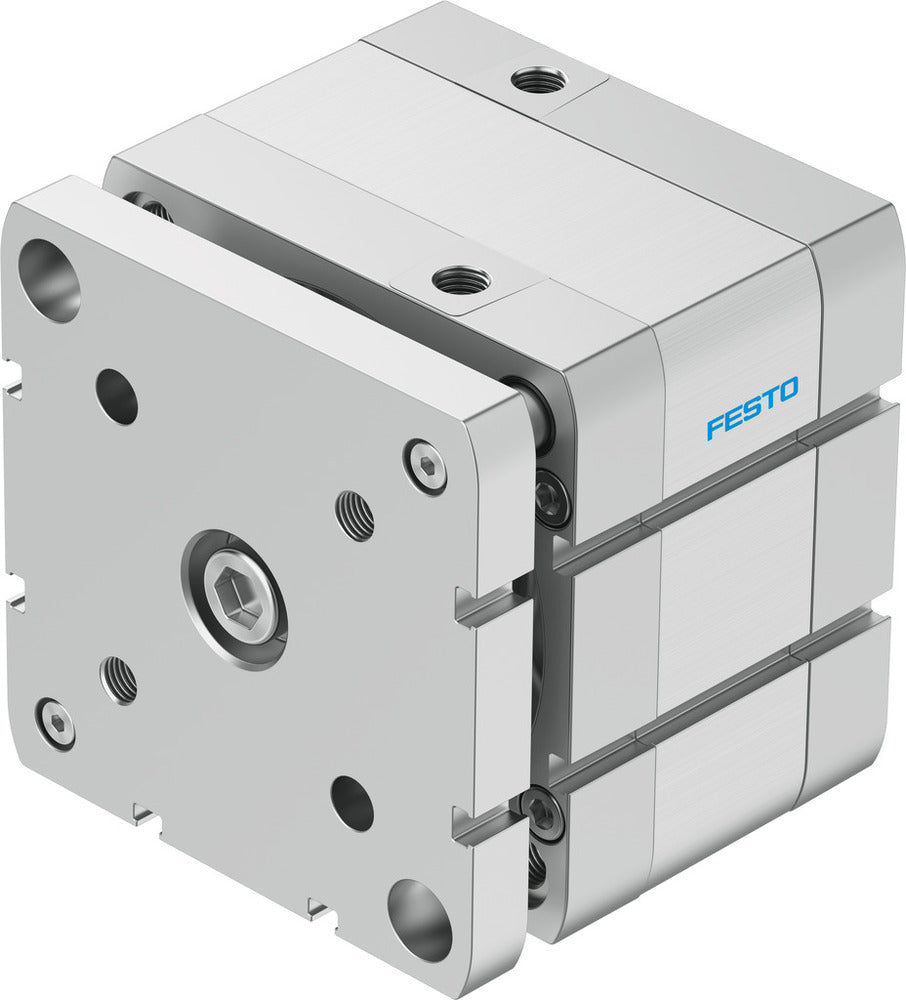 Festo Compact Cylinder 100mm Bore 15mm Stroke ISO 21287 Double Acting - 554287