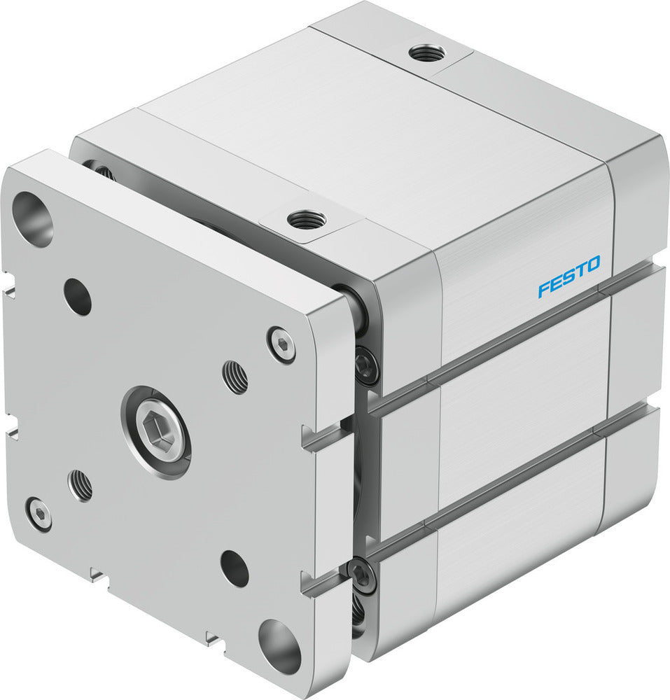 Festo Compact Cylinder 100mm Bore 30mm Stroke ISO 21287 Double Acting - 554290
