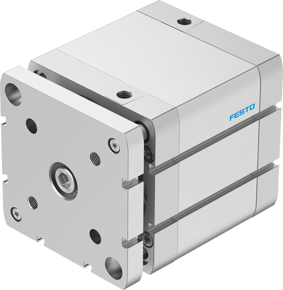 Festo Compact Cylinder 100mm Bore 50mm Stroke ISO 21287 Double Acting - 554292