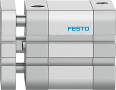 Festo Compact Cylinder 40mm Bore 15mm Stroke ISO 21287 Double Acting - 574032