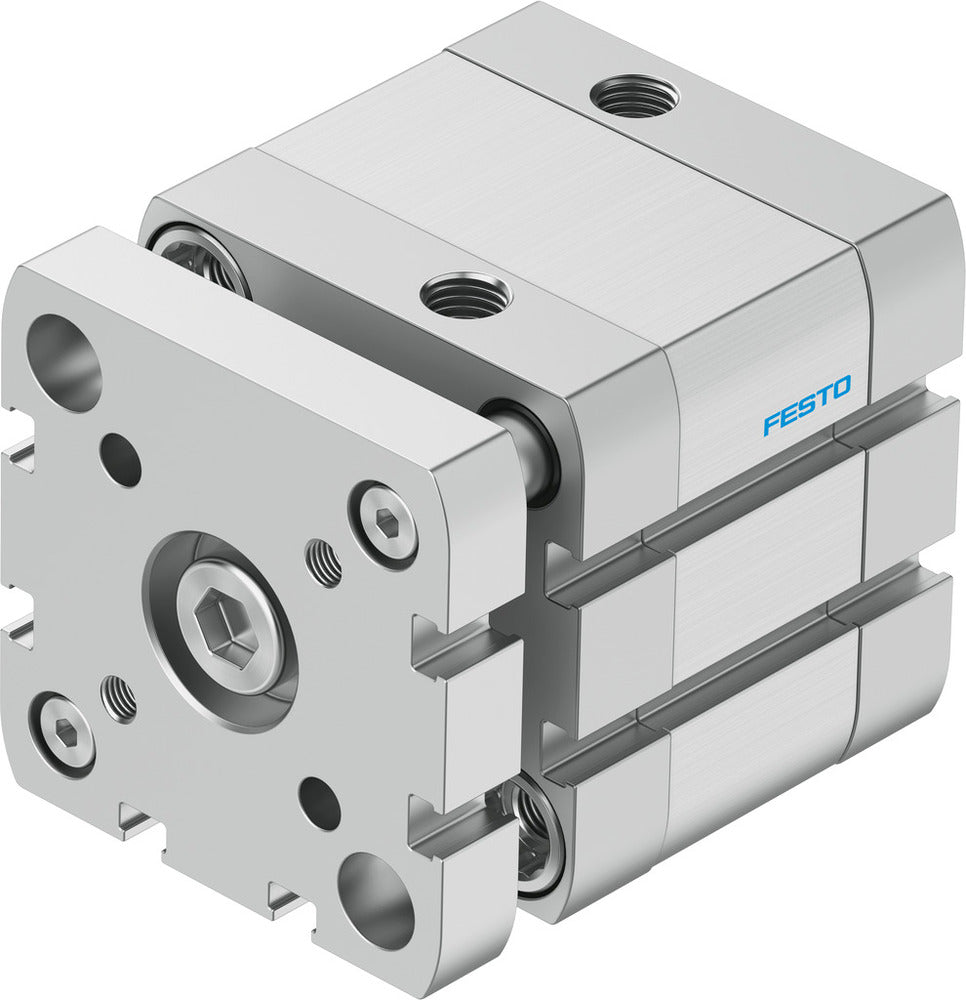 Festo Compact Cylinder 50mm Bore 15mm Stroke ISO 21287 Double Acting - 574041