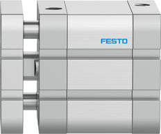 Festo Cilindro Compacto 50mm Diámetro 20mm Carrera ISO 21287 Doble Efecto - 554261
