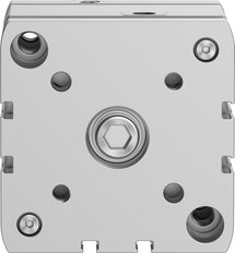 Festo Compact Cylinder 80mm Bore 10mm Stroke ISO 21287 Double Acting - 574058